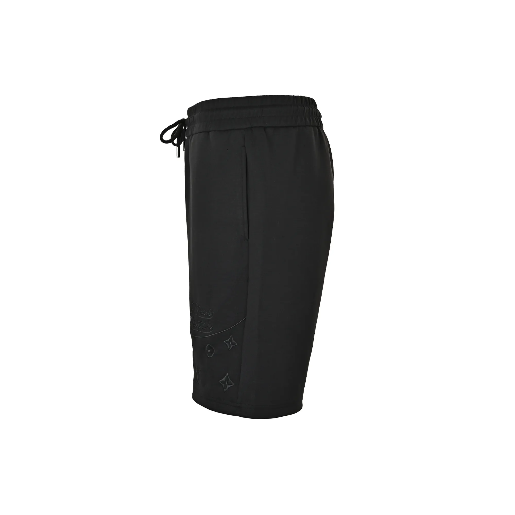 Louis Vuitton/Louis Vuitton hem dark pattern half-length presbyopic embroidered shorts